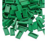 PATIKIL 555 Pcs Blocs Plats en Vrac, 1x2 Carreaux Verts Classiques A Surface Lisse Mini Accessoires De Construction Compatibles Kits De Briques pour Construire Sols