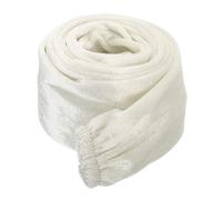 PATIKIL 59.1 Pouce Lustre Chaîne Couverture, Chaîne Protection Manchon Lavable avec Fermeture à Glissière pour Lustre Éclairage Fils, Blanc