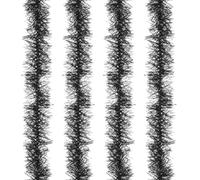 PATIKIL 5Ft Plume Boa, 4 Pcs Plumes Artificielles Moelleuses Boas décorations De Fête Pour DIY, Costume De Mariage, Noël, Concert, Halloween, décoration D'intérieur, Noir