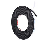 PATIKIL 5M/16.4ft Étanchéité Mousse Ruban, 6mm Large 3mm Épais Unique Face Météo Décapage Porte Sceau Bande pour Fenêtre Porte Isolation, Noir