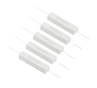 PATIKIL 5Pcs 10K Ohms Résistances, Kit de Résistance de Ciment en Céramique 10W, Tolérance 5% pour Adaptateurs D'Alimentation, Audio, Ordinateur, Circuit Imprimé Tv