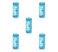 PATIKIL 5pcs Round Bubble Level 15x6mm Mini Niveaux À Bulle Ronds Blanc