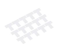 PATIKIL 5s Location Marquage Coin 2x2x0.79 Pouce 15 Paquet T Forme Plancher Marqueur pour Bureau Table Haut, Bureau, Entrepôt Plancher, Blanc