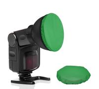 PATIKIL 6.3" x 6.3" Mini Diffuseur De Flash Souple, 2 Pack Couverture De Diffuseur De Flash Élastique Universelle pour Flash De Appareil Photo Numérique, Green