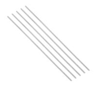 PATIKIL #6-32 UNC Tige Filetée en Acier Inoxydable 304, 5Pcs 200mm Longueur Boulon Fileté Longues à Filetage à Droite, pour Boulons d'Ancrage, Colliers, Supports et Étriers en U