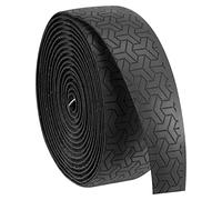 PATIKIL 6.6ft Raquette SurGrip, PU Rallonge Grip Ruban Anti Dérapant Absorber Transpiration pour Tennis Badminton Pêche Tige, Noir