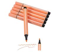 PATIKIL 6 Pack Marqueurs De Couleur Pour Dessin Coloriage Gribouillage | Marqueurs Lavables, Peau, Marqueur Large Ligne Ensemble Stylos Aquarelle Pour Livres De Coloriage Adultes Croquis