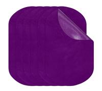 PATIKIL 6 Pack Patchs À Repasser 11 x 18 cm Patchs Ovales Violet | Pour Coude Réparation Genou, Appliques Tissu Suédé Pour Chemise Jean Veste Réparation Vêtements Kit Décoratif