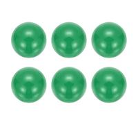 PATIKIL 6 Pcs Bouton De Manette Arcade, 35mm M6 Tête Ronde Poignée Boule Filetée Bouton De Manette Arcade Pièces De Rechange DIY pour Console Controllers/Joystick, Vert