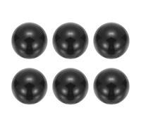 PATIKIL 6 Pcs Boutons De Manette Arcade, 35mm M6 Tête Ronde Poignée Boule Filetée Bouton De Manette Pièces De Rechange DIY Pour Manettes De Console/Joystick, Noir