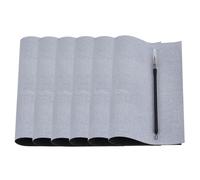 PATIKIL 6 Pièces de Tissu D'Écriture à L'Eau 17x13 Pouces Tissu Magique Réutilisable Pour L'Écriture et Le Dessin à L'Eau, Sans Encre, Idéal Pour Les Débutants en Calligraphie Chinoise