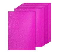 PATIKIL 60 Feuilles de Papier Cartonné Coloré, A4 29.7cm x 21cm 250g Feuilles Brillants Épais pour Artisanat, Loisirs Créatifs, la Fabrication, Arts, Travaux Manuels, Pailleté Rouge Rose