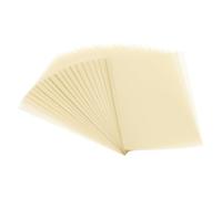PATIKIL 60 Feuilles Papier Vélin 4x6, Papier Vélin Imprimable Papier Translucide 100GSM pour Impression d'Invitations, Or Clair