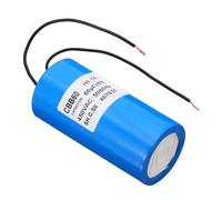 PATIKIL 60uf CBB60 Condensateur De Marche, 1Pc AC 450V 2 Fils 50/60Hz Condensateur Moteur 260x50x105mm Pour Washing Machine, Cleaning Machine Pump Motor Star, Blue