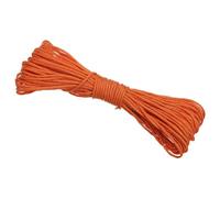 PATIKIL 65 Pieds de Corde de Tente Réfléchissante en Paracorde, Corde de 2mm en Nylon pour Tente de Camping, Bâche, Randonnée, Orange (20M).