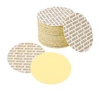 PATIKIL 66mm/2.6inch Joint Sensible À La Pression, 200 Pack Adhésif PS Mousse Couvercule Liners Résistant À La Fraude Avec Dos En Papier Anti-Poussière Pour Plastique Verre Joints