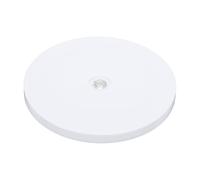PATIKIL 6pouce Lourd Tournant Pivot Support avec Acier Boule Roulements, 1Pcs 360° Rotation Table Tournante Lazy Susan Base pour Grand Écran TV Ordinateurs Moniteurs, Blanc
