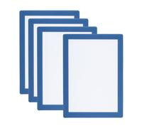 PATIKIL 6x8 Cadre Photo Magnétique, 4Pcs A5 Cadre Magnétique Cadres Photo Magnétiques Auto-Adhésifs Réutilisables pour Mur de Fenêtre de Réfrigérateur, Bleu Clair