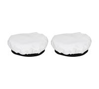 PATIKIL 7" 18cm Doux Diffuseur Lampe Couverture, 2 Paquet Tissu Diffuseur Strobe Réflecteur Lampe Chaussette pour Torche Électrique Beauté Vaisselle Photographie Studio, Blanc