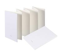 PATIKIL 7.5x5.2" Carnet À Dessin En Accordéon Carnet D'Aquarelle, 16 Feuilles 300GSM/140lb Déplié 103cm Carnet Croquis D'Aquarelle Pages Naturels Journal Bloc À Dessin, Blanc