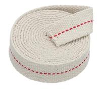PATIKIL 7/8" Large 6 Pieds Mèche Plate 100% Coton, Mèches Pour Lampe À Huile Avec Couture Rouge Pour Lanterne À Pétrole Brûleur À Huile
