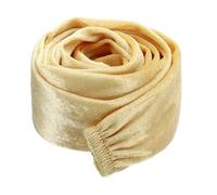 PATIKIL 70.9 Pouce Lustre Chaîne Couverture, Chaîne Protection Manchon Lavable avec Fermeture à Glissière pour Lustre Éclairage Fils, Beige