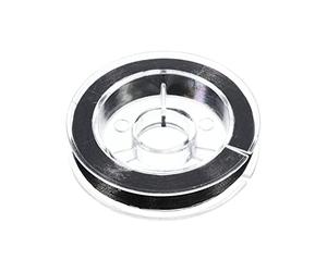 PATIKIL 70M/77 Yards Canne Guide Emballage Fil 200D Métallique Noir | Bricolage Pêche Canne Guides Fixation Ligne