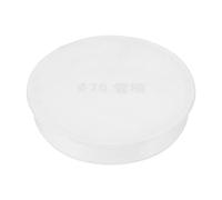 PATIKIL 70mm OD Tube Trou Bouchons, 1 Paquet Rond Poteau Clôture Tubes Insert Couverture Tube Terminal Capuchons pour Tube Ligne Protection, Couvercle De Tuyau De Ventilation, Blanc