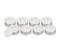 PATIKIL 72 Pièces De Tampons Métalliques, 20mm Ronds Étiquettes Nom En Acier Inoxydable Disques Métalliques Pour Gravure Laser Tampons Médaillons Chiens Fabrication De Porte-Clés
