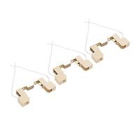 PATIKIL 78mm R7S Prise, 3 Paquet Céramique Lampe Support Halogen Prise Ampoule Base Convertisseur Connexion Double Terminal avec Câble Fil, Multicolore Blanc
