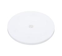 PATIKIL 7pouce Lourd Tournant Pivot Support avec Acier Boule Roulements, 1Pcs 360° Rotation Table Tournante Lazy Susan Base pour Grand Écran TV Ordinateurs Moniteurs, Blanc