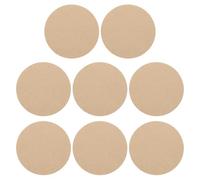 PATIKIL 8 Pcs 153mm Diamètre Poterie Roue Chauves-Souris Sans Trous, 6mm Épaisseur Système de Chauve-Souris de Poterie Ronde pour Lancer des Accessoires de Tour de Poterie, Brun