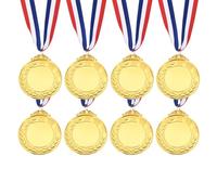 PATIKIL 8 Pcs Médailles De Récompense Médailles 1er 2ème 6.5 Cm De Large Or | 3ème Prix, Avec Rubans, Pour Le Cou, Pour Compétitions Sportives, Événements Spelling Bees