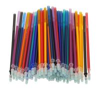 PATIKIL 80 Pcs Recharges De Stylo Gel Effaçable, 0.5mm Recharges De Stylo Effaçable À La Chaleur Pour Encre Disparaissant Sur Tissu Stylo Marqueur Pour Tissu Couture, Encre Multicolore
