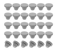 PATIKIL 8mm Diamètre Silicone Rond Snap, 30 Pièces en Type Verrouillage Mobilier Trou Bouchon Bouton Protecteur Couvercle Tête Convient pour Trou de 2,5-8mm, Gris