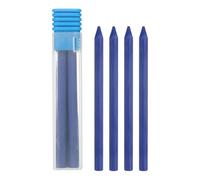 PATIKIL 8Pcs 5.6mm 2B Mines De Crayon De Charpentier, Mines Solides Sèches Résistantes À La Cassure Pour Crayons Mécaniques De Charpentier Construction Dessin Technique, Bleu