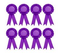PATIKIL 8Pcs Rubans d'Insigne Vierges, 6" x 3" Rubans d'Insigne de Participation Honorable pour les Compétitions Sportives Prix de Classe Médailles de 1Ère, 2Ème et 3Ème Place, Violet