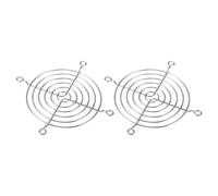 PATIKIL 90mm Ventilateur Doigt Grill, 2 Paquet 304 INOX Acier Gril Protecteur Garde Ventilateur Protection Couvercle pour 90x90mm Ventilateurs pour Équipement Ordinateur DIY, Argent