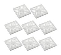 PATIKIL 90mm Ventilateur Doigt Grill, 8 Paquet Grill Protecteur Garde Ventilateur Protection Couvercle pour 90x90mm Échappement Ventilateurs pour Équipement Ordinateur DIY, Blanc