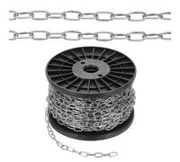 PATIKIL 98.4ft Chaîne en Acier Inoxydable SUS304, Chaîne Métallique 2mm 30 Mètre Petite Charge Légère pour Maison Extérieur Camping Suspendu Animal Plante, Argent