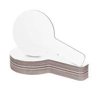 PATIKIL 9x 5 Pouces Tableaux Effaçables à Sec, 12 Pièces de Palettes à Double Face pour Répondre Aux Jeux de Vote en Classe, au Bureau Ou Lors de Fêtes