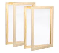 PATIKIL A4 Tailles Bois Papier Fabrication Écran, 2pcs 11.8 x 8.3 pouce 2 en 1 Papier Fabrication Moule et Deckle Papier Fournitures Cadre pour Papier Fabrication DIY, Bois Couleur