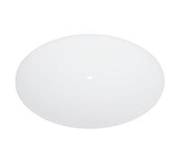 PATIKIL Abat-Jour Diffuseur, Diamètre 470mm Avec Trou Central 10mm Diffuseur Rond Épaisseur 2.7mm Abat-Jour Tambour suspendu Lumière Adapté Ouvertures 19", Blanc Translucide