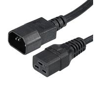 PATIKIL AC Alimentation Câble 3 Fourchette C14 Mâle à C19 Femelle 1.64Ft 250V 10A 16A PDU Extension Câble pour Électronique Ordinateurs Portables TV Ordinateur Imprimante Radio Moniteur