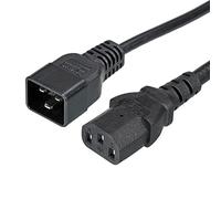PATIKIL AC Alimentation Câble 3 Fourchette C20 Mâle à C13 Femelle 1.64Ft 250V 10A 16A PDU Extension Câble pour Électronique Ordinateurs Portables TV Ordinateur Imprimante Radio Moniteur