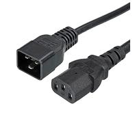 PATIKIL AC Alimentation Câble 3 Fourchette C20 Mâle à C13 Femelle 3.28Ft 250V 10A 16A PDU Extension Câble pour Électronique Ordinateurs Portables TV Ordinateur Imprimante Radio Moniteur