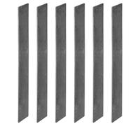 PATIKIL Acier E52100 pour la Fabrication de Couteaux, 6 Paquets 12" x 1-1/2" x 1/8" Barre Plate en Acier Laminé à Chaud pour Feuille Vide en Métal, Utilisation Professionnelle et Amateur