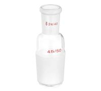 PATIKIL Adaptateur De Réduction En Verre Borosilicaté, 1 Pièce De 24/40 Extérieur À 45/50 Intérieur Pour Joint De Connexion Pièces De Distillation Pour Équipement De Laboratoire, Style 9