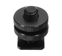 PATIKIL Adaptateur Hot Shoe 3/8" Male, 1 Pcs Adaptateur Monture Hot Shoe Vis De Montage Caméra Convertisseur Lumière Vidéo pour Micro Accessoires 1.06x0.91x0.91 inch