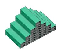 PATIKIL Agrafes pour Agrafeuse, 2 Paquets d'Agrafes Standard 26/6 de 1/4 Pouce pour Fournitures de Bureau, Vert